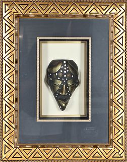 African Cameroon Mask in Frame