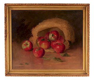Still Life of Apples by J.E. Bradstreet 