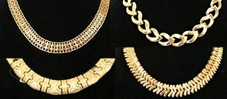 Set of (4) Gilt Chain Necklaces