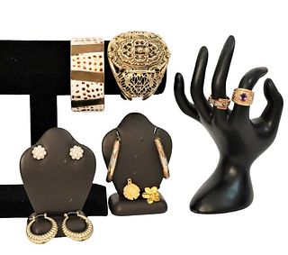 Ladies Gilt Jewelry, (9) Pieces