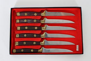 Set of (6) Carving Knives in Fitted Box