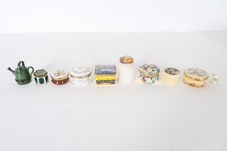 Diminutive Collection of Covered Boxes