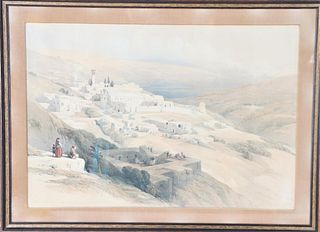 David Roberts (1796-1864) British, Tinted Litho