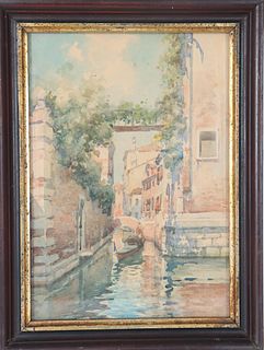 Watercolor of Venice Canal