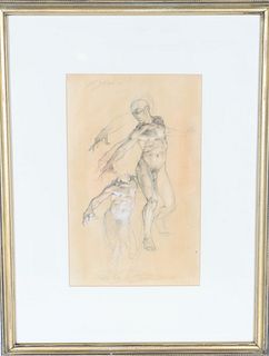 Robert Liberace (b 1967) American, Nude Pencil / P