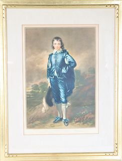 After Gainsborough's Blue Boy, Framed Print