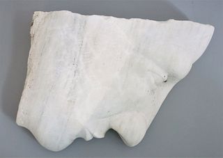 Abstract Marble Fragments of a Face