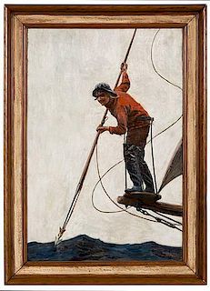 Young Whaler by H.J. Peck 