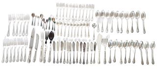 French Christofle 85 pcs Silver Plated Service