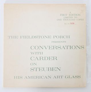 Frederick Carder Steuben Art Glass Booklet and LP