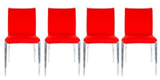 Set of (4) Italian Molteni & Co Chairs