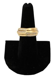 Piaget 18K Gold "Possession" Diamond Ring, 12 DWT