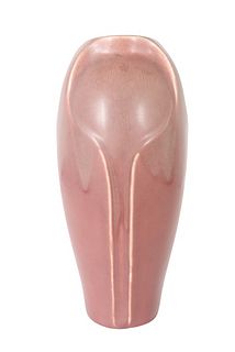 Pink Rookwood Pottery Vase, 1921