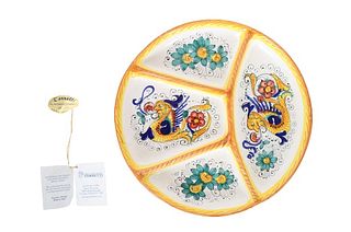 Hand-Painted Italian Deruta Plate