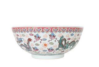 Chinese Dragon Bowl