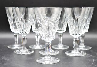 Set of (8) Baccarat Crystal Wine Glasses