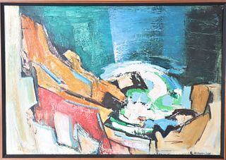 Al Melenbacker (1921-2014) American, Oil on Canvas