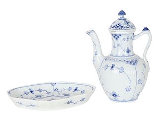 Royal Copenhagen Teapot & Dish