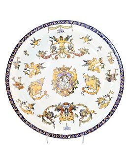 Large French Wall Plate