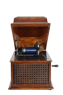 Antique Edison Amberola Cylinder Phonograph