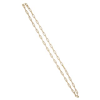 A 14K Twisted & Smooth Link Chain