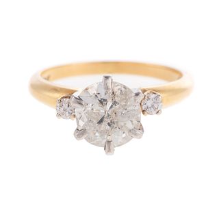 An Antique 1.60 ct Diamond Ring in 18K
