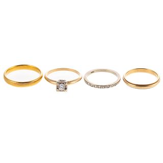A Collection of 22K, 18K & 14K Rings