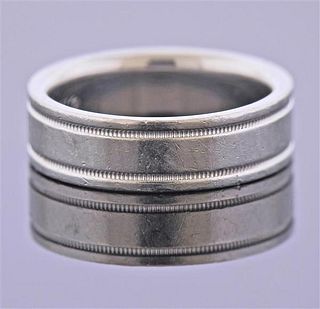 Tiffany &amp; Co Platinum Wedding Band Ring