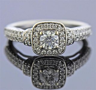 Vera Wang 14K Gold Diamond Engagement Ring