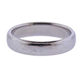 Tiffany &amp; Co Platinum 5mm Wedding Band Ring