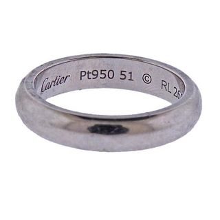 Cartier Platinum 4.2mm Wedding Band Ring