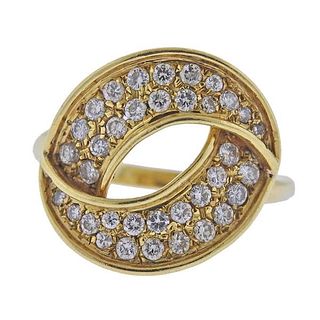 18K Gold Diamond Ring