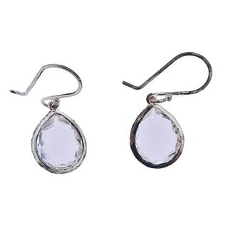 Ippolita Sterling Silver Rock Crystal Teardrop Earrings