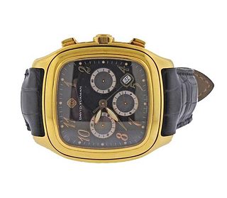 David Yurman Thoroughbred 18k Gold Chronograph Watch T305 C88