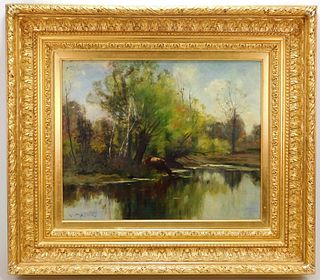 John Appleton Brown New England Landscape Painting