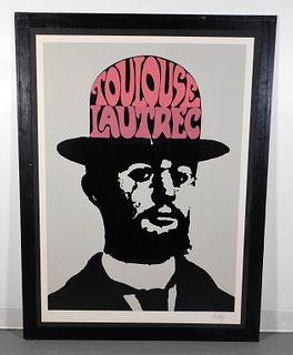 Peter Max Toulouse Lautrec Serigraph