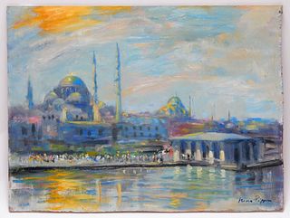 Nino Pippa Impressionist Istanbul Painting