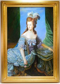 Antique Style Portrait Painting of a Lady