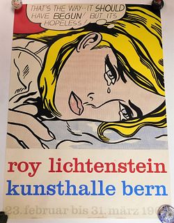 Roy Lichtenstein Kunsthalle Bern Exibition Poster