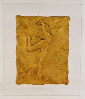 Attr. Len Garon Nude Woman Wall Plaque