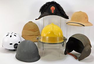 7PC American & English Military & Other Helmets