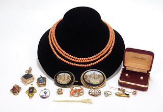 16PC Lady's Assorted Gold & Costume Jewelry