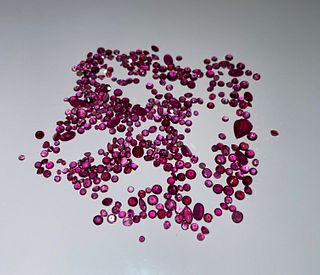 OVER 35ctw OF LOOSE NATURAL FACETED RUBIES