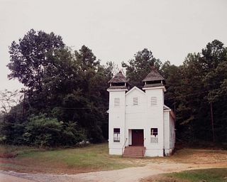 William Christenberry
(American, b. 1936)
Church Sprott, Alabama, 1981 (printed 1985)