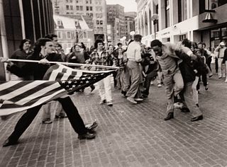 Stanley J. Forman
(American, b. 1945)
The Soiling of Old Glory, Boston, MA, 1976
