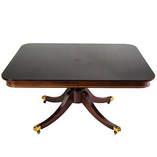 Potthast Brothers Mahogany Pedestal Dining Table