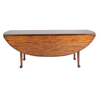 Queen Anne Style Walnut Wake Table