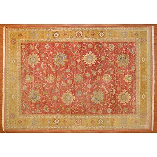 Indo Agra Carpet, India, 10 x 14.1