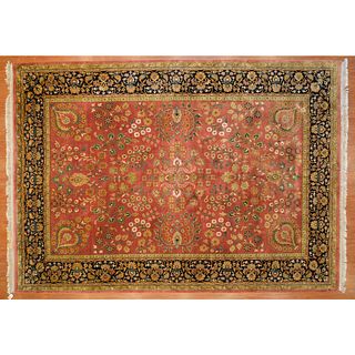 Indo Mahal Carpet, India, 10.1 x 14.3