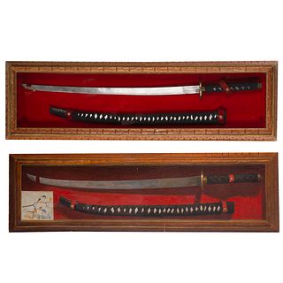 Nathaniel K. Gibbs. "Samurai Sword in Case," oil